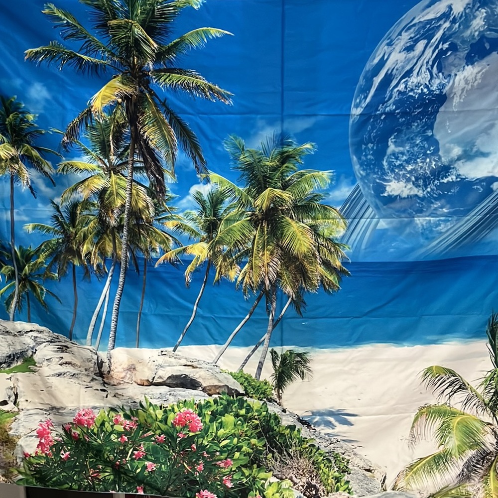 🌴 100% Polyester Tropical Tapestry 🌴 - Picture 6 of 6